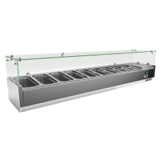 Вітрина саладетта VRX2000/330 Gooder. Габарити 2000x335x435 мм