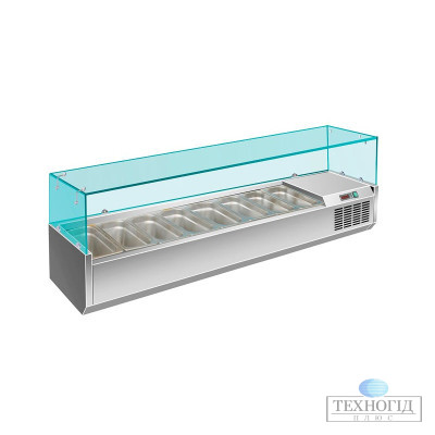  Вітрина для топінга FROSTY VRX1800/380 (1800х395х435)