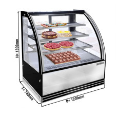 Кондитерська вітрина KTH12713R GGM GASTRO (підлогова)