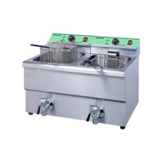 Фритюрниця Frosty EFS-162V з краном електрична професійна 16+16 л