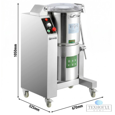 Куттер для овощей и хумуса 18 л GGM Gastro VHCH18 