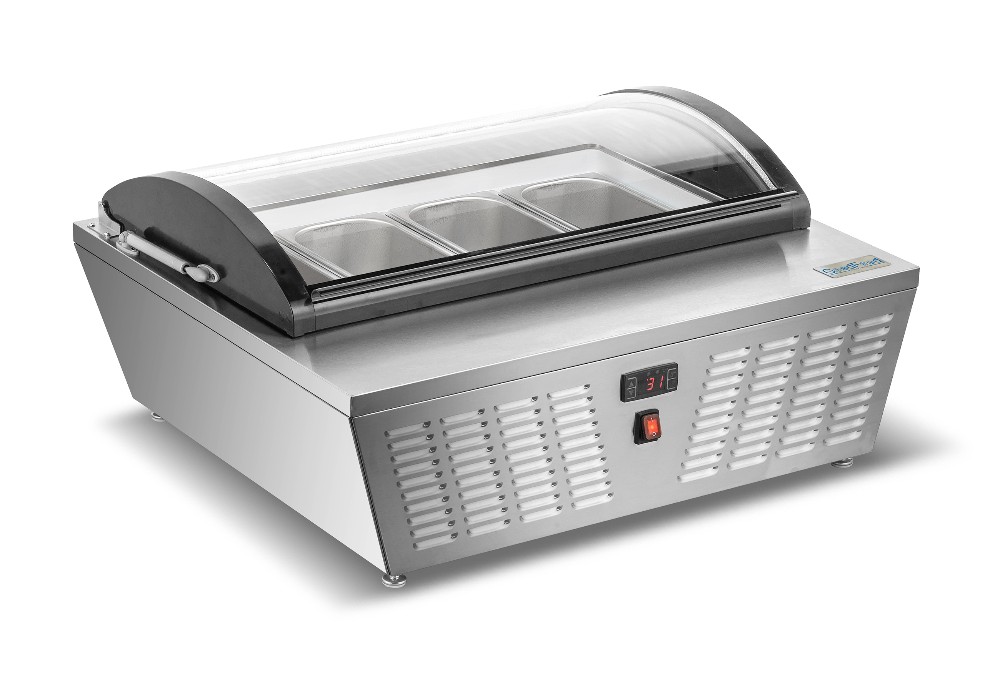 Витрина для мороженого GoodFood RTD67R изогнутое стекло